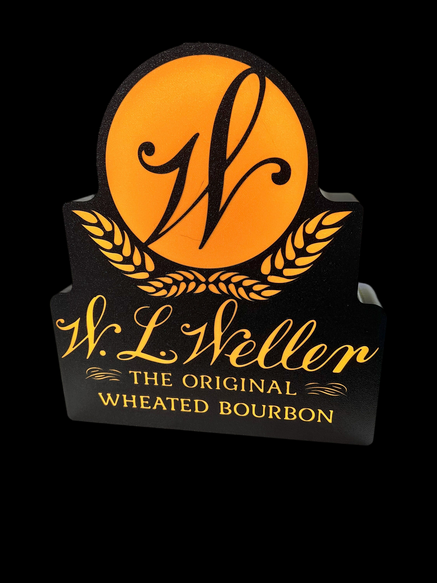 Weller Bourbon Led Lightbox - Handcrafted Whiskey-Inspired Home Decor