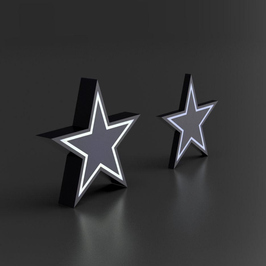 Dallas Cowboys LightBox - LED