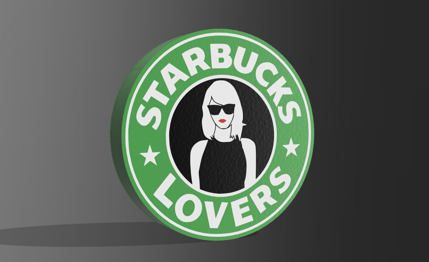 Taylor Swift Starbucks Lover LED Lightbox