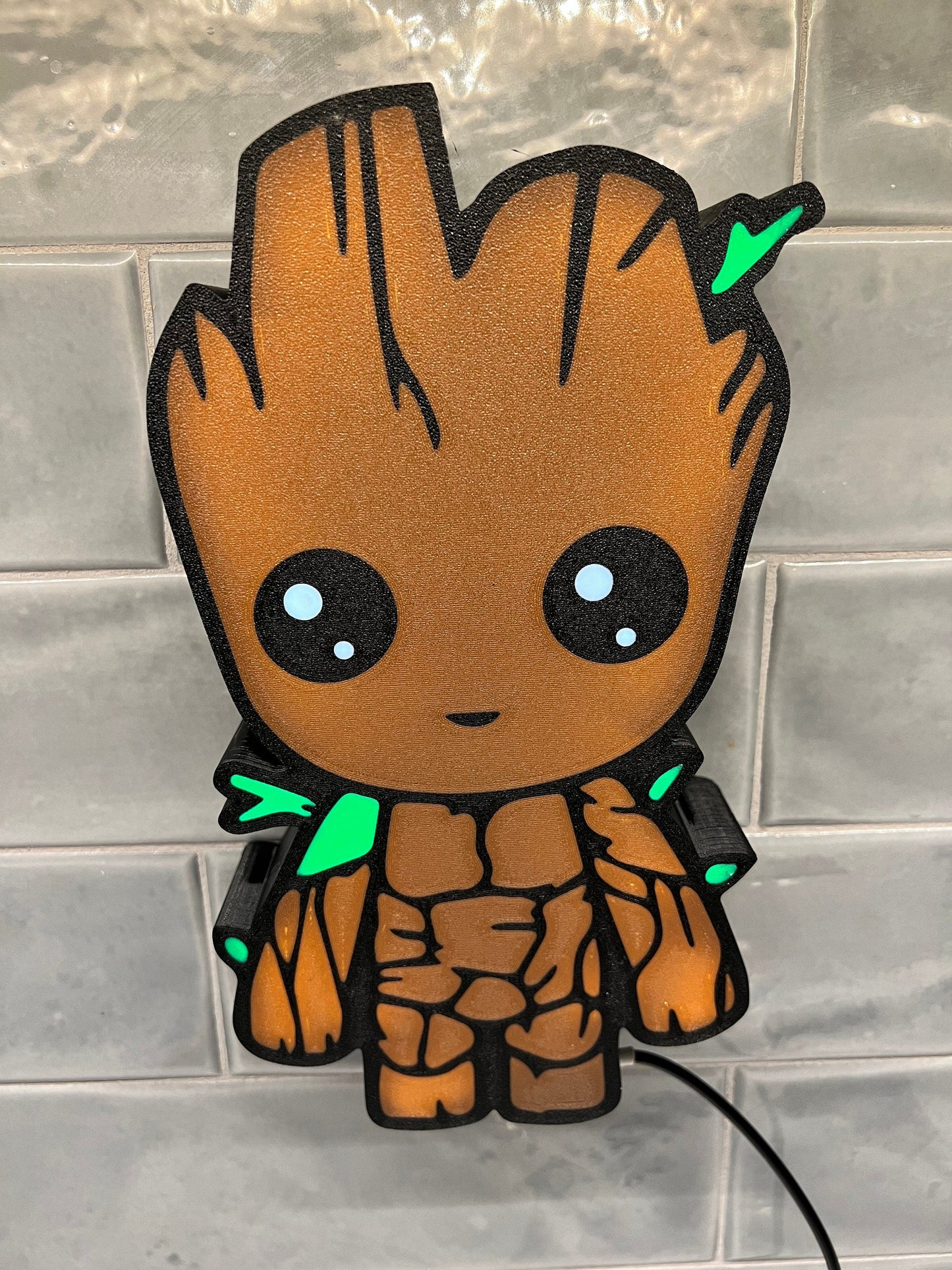 Groot Marvel LightBox LampSign - Decorative Collectible for Fans