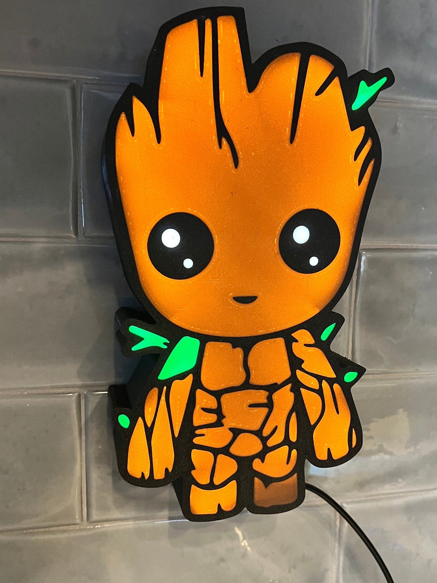 Groot Marvel LightBox LampSign - Decorative Collectible for Fans
