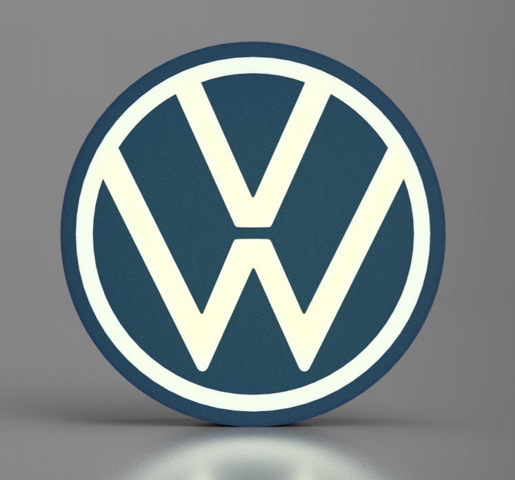 Volkswagen VW Car Logo LED LightBox Sign / Lamp