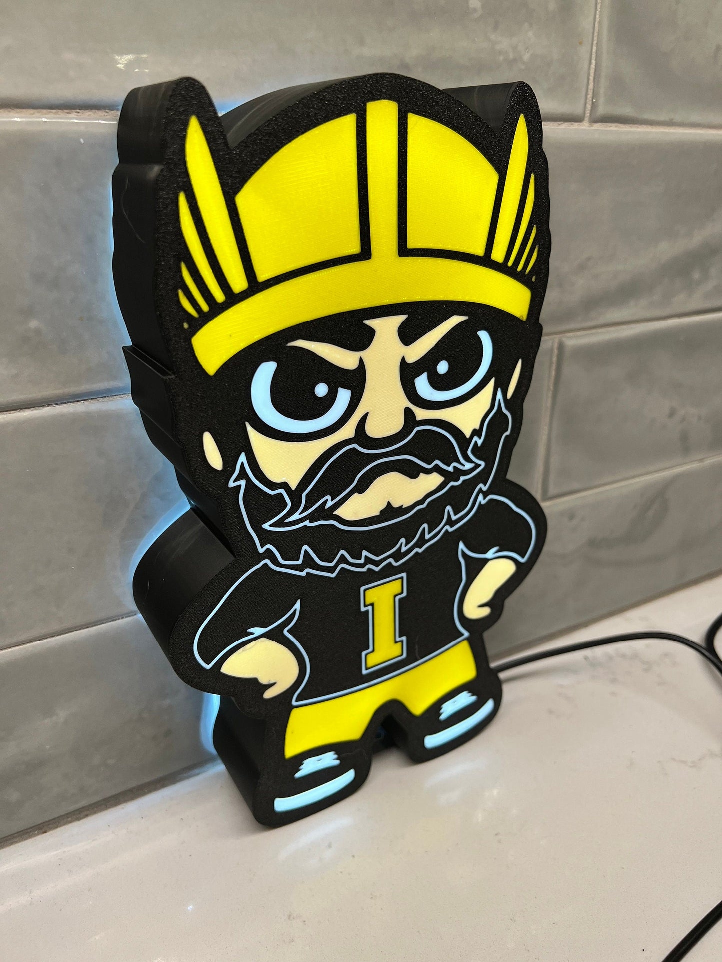 University of Idaho Joe Vandal LED LightBox Sign / Lamp