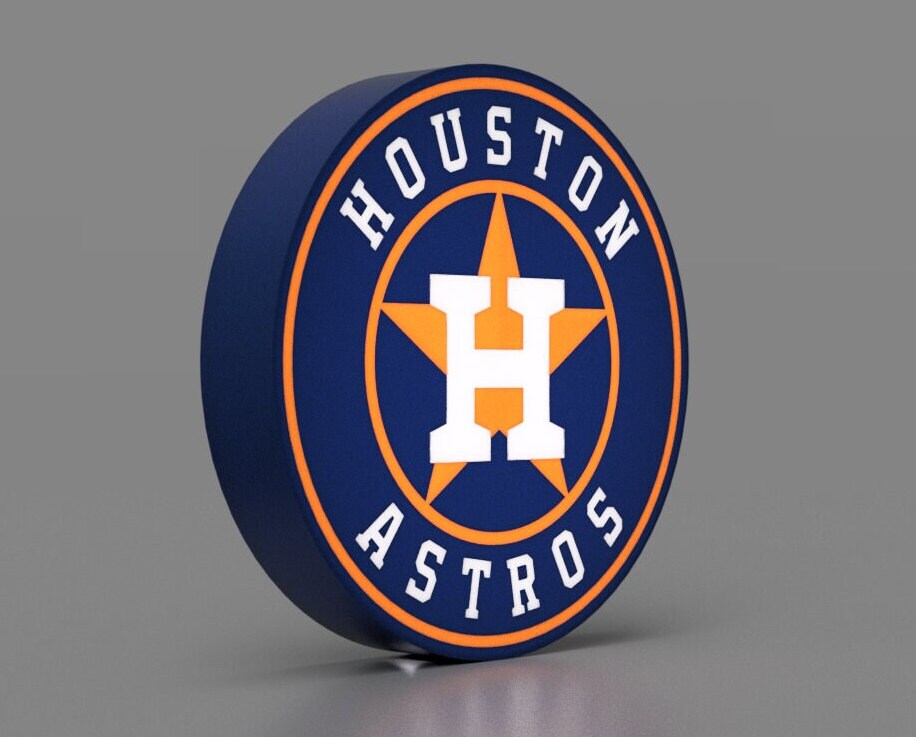 Houston Astros LED LightBox Sign / Lamp