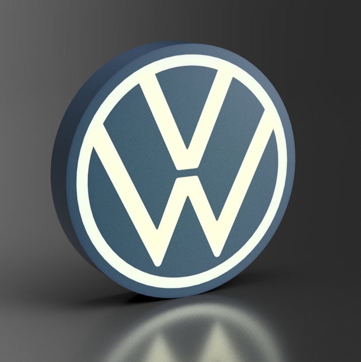 Volkswagen VW Car Logo LED LightBox Sign / Lamp