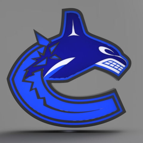 Vancouver Canucks - NHL - LED Lightbox Sign/Lamp