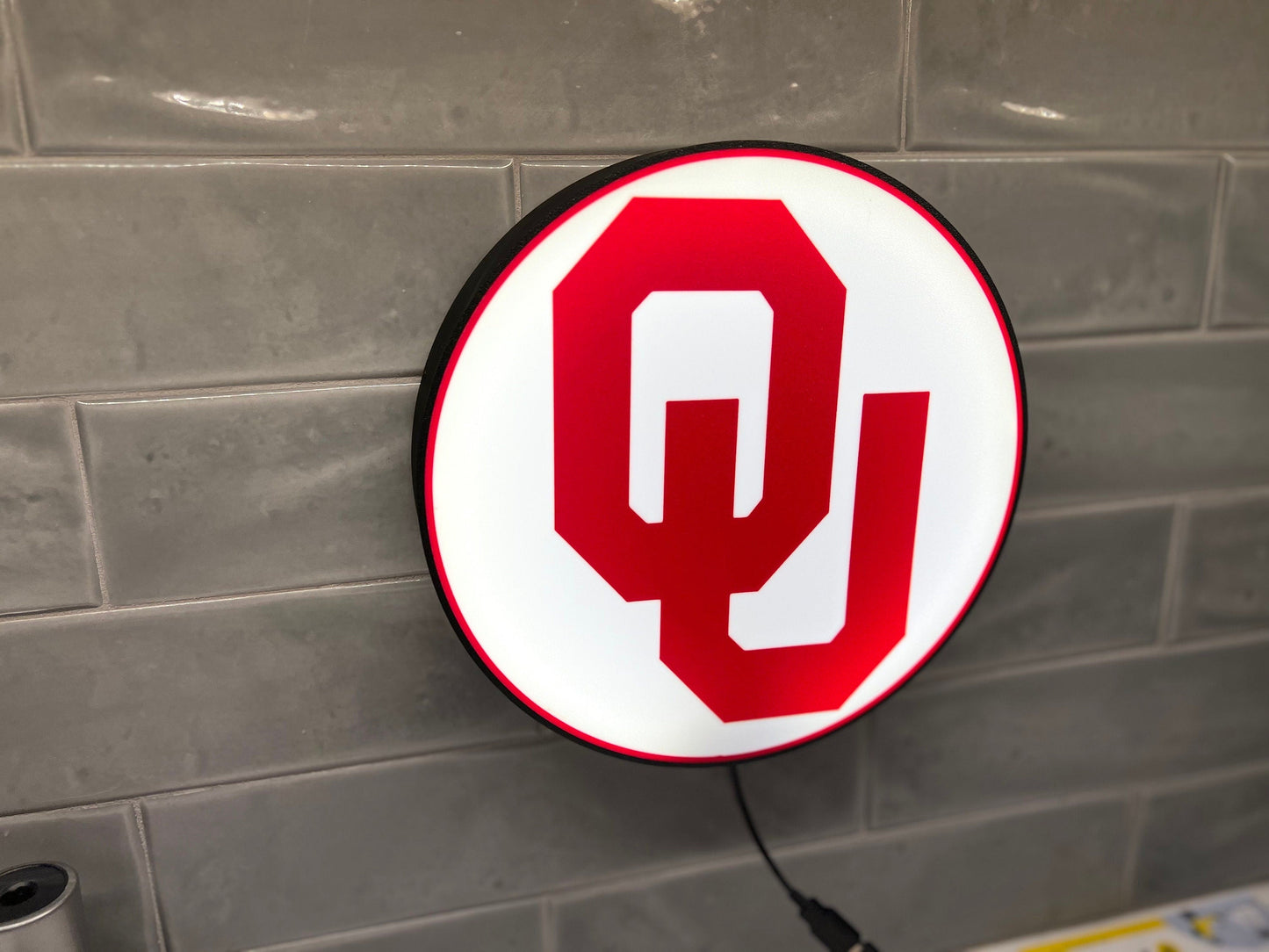 Oklahoma Sooners - LED Lightbox Sign/Lamp