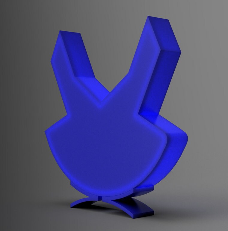 US Air Force Logo LED LightBox Sign / Lamp with Stand