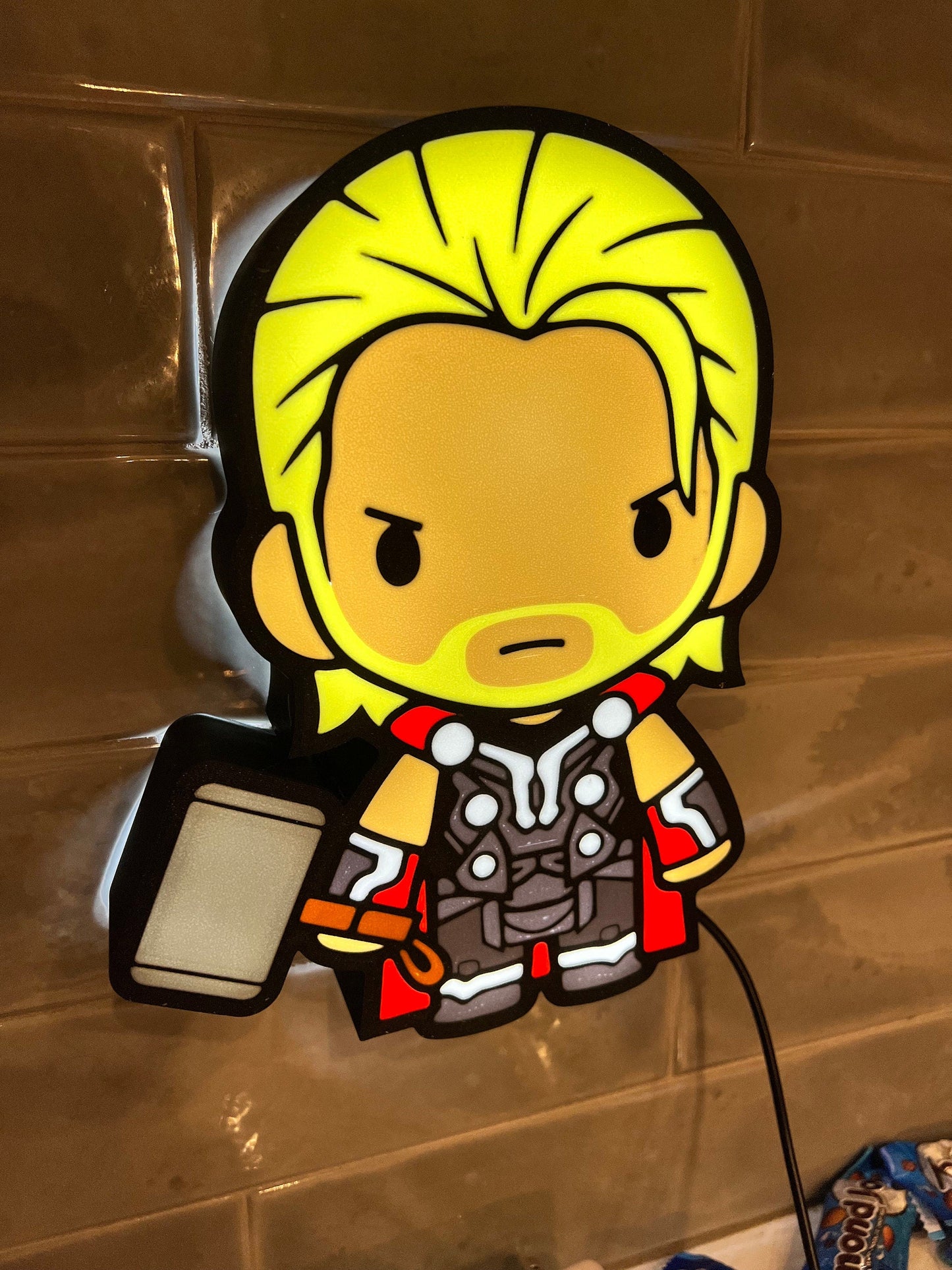 Thor Chibi- Marvel - LightBox Lamp / Sign