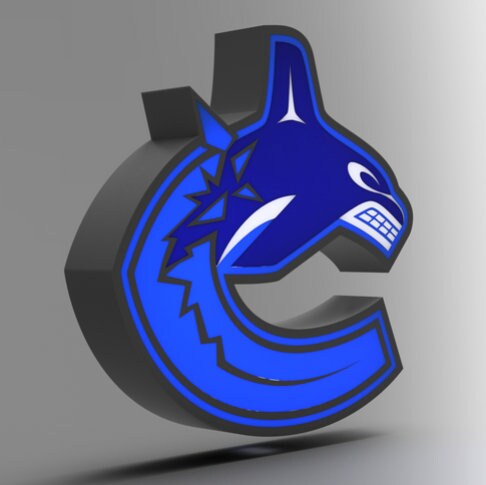 Vancouver Canucks - NHL - LED Lightbox Sign/Lamp