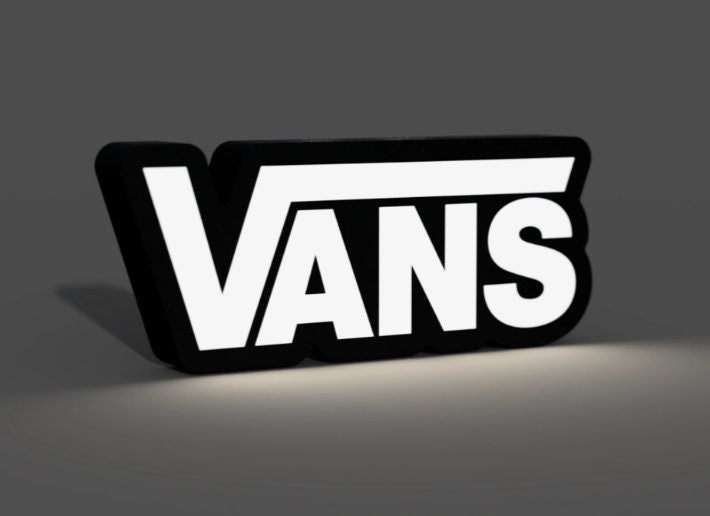 LED LightBox Lamp Sign - Vans Shoes - Unique Retro Home Decor