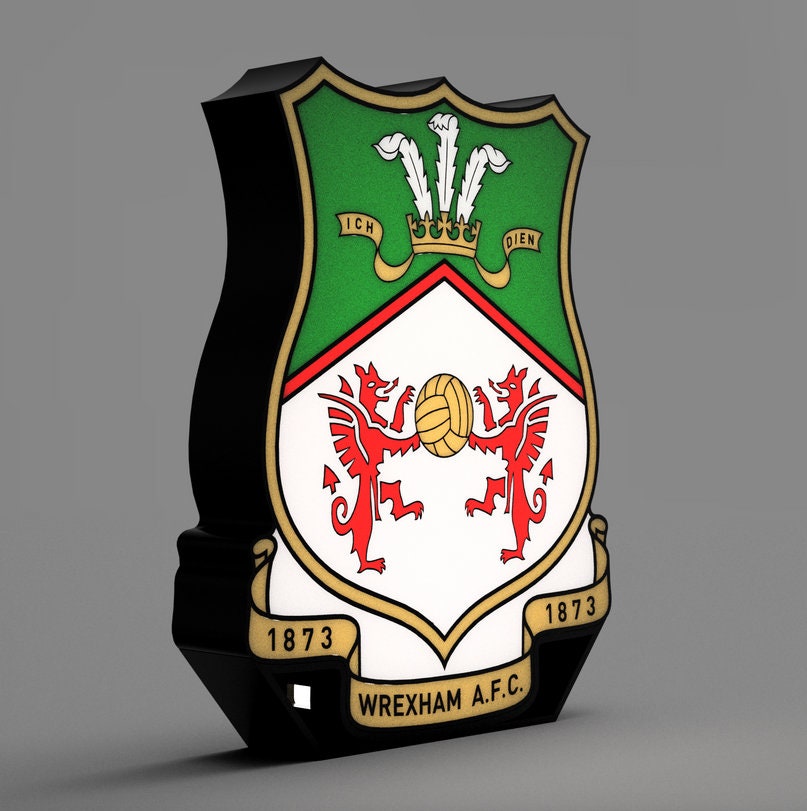 Wrexham FC - LED Lightbox Sign/Lamp