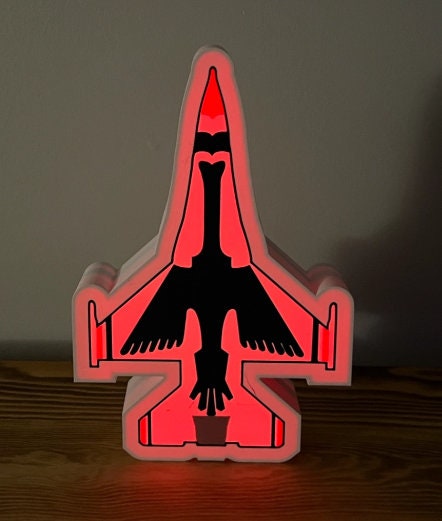 US Air Force Thunderbirds Logo LED LightBox Sign / Lamp with Stand