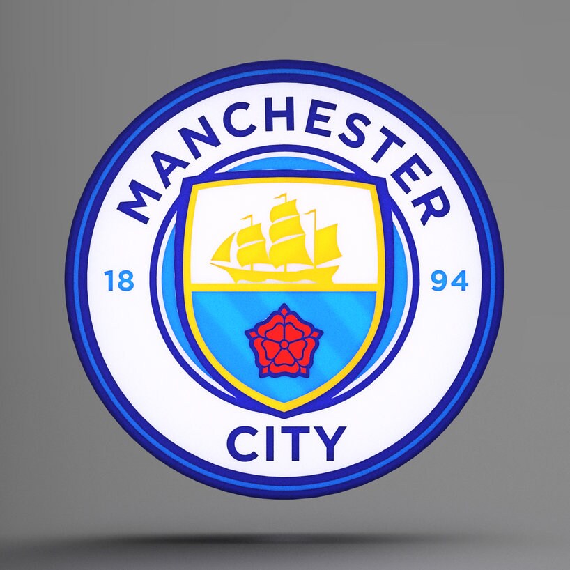 Manchester City FC - LED Lightbox Sign/Lamp