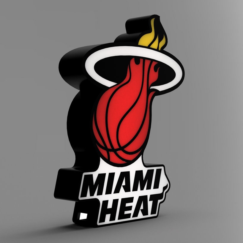 Miami Heat - NBA - LED Lightbox Sign/Lamp