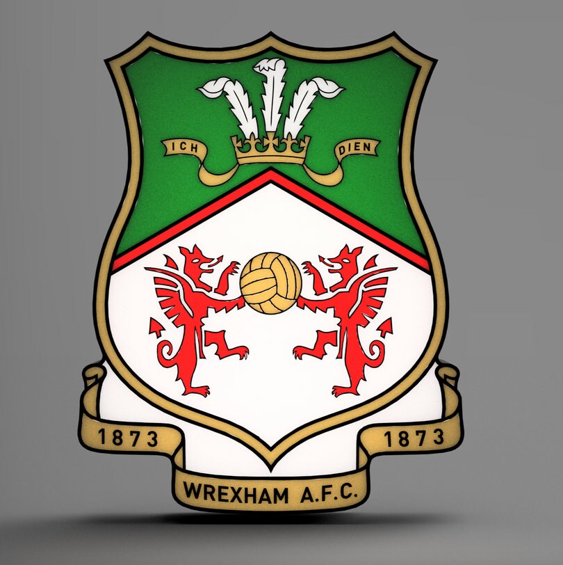 Wrexham FC - LED Lightbox Sign/Lamp