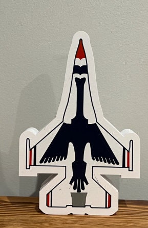 US Air Force Thunderbirds Logo LED LightBox Sign / Lamp with Stand