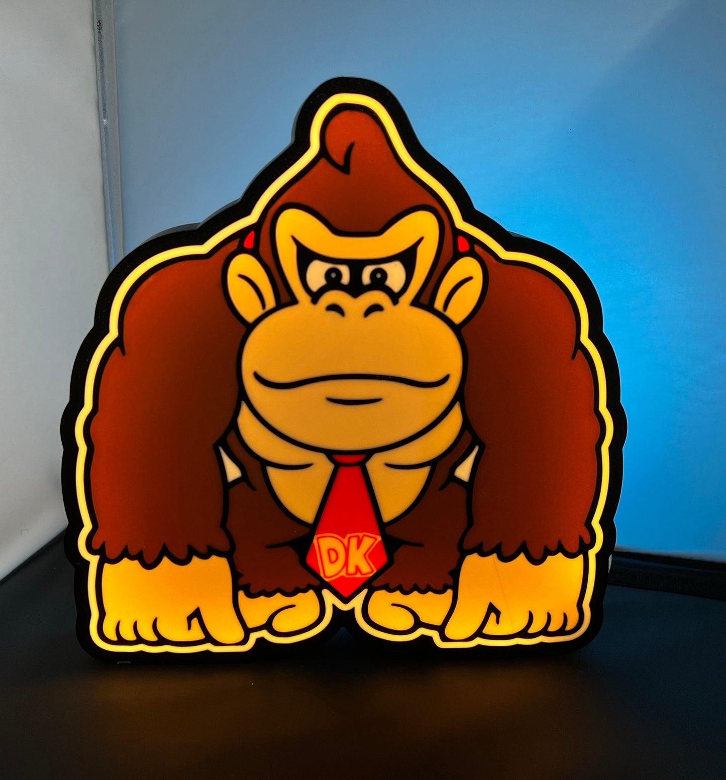 Donkey Kong - Super Mario Brothers inspired - LED Lightbox Sign/Lamp