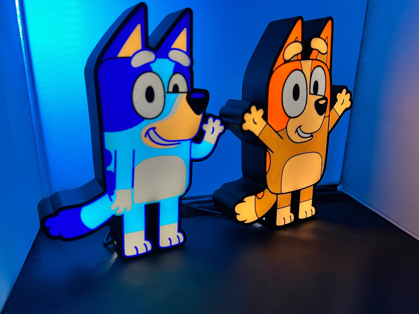 Bingo inspired from the TV Show Bluey - LED Lightbox Sign/Lamp