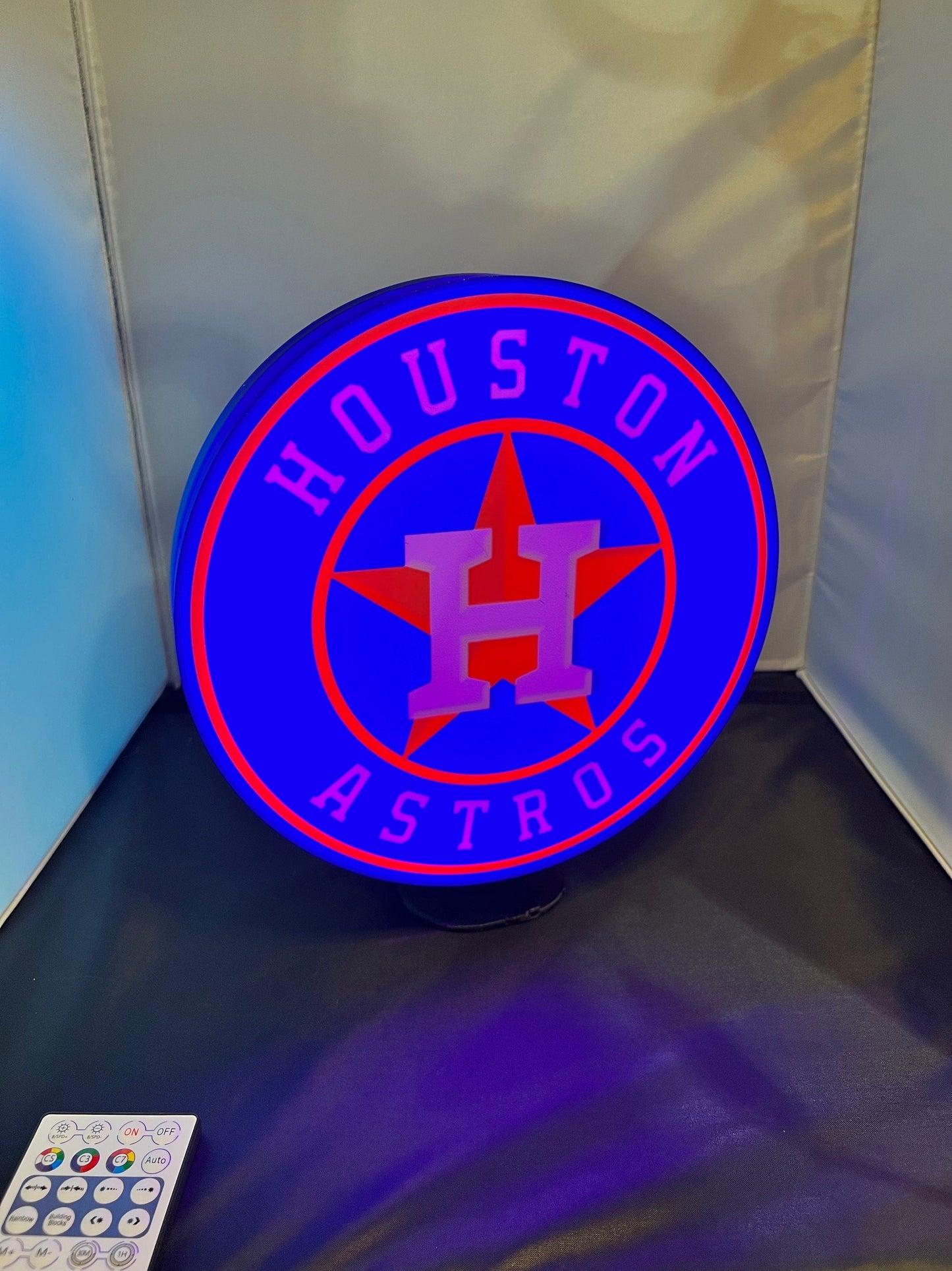 Houston Astros LED LightBox Sign / Lamp
