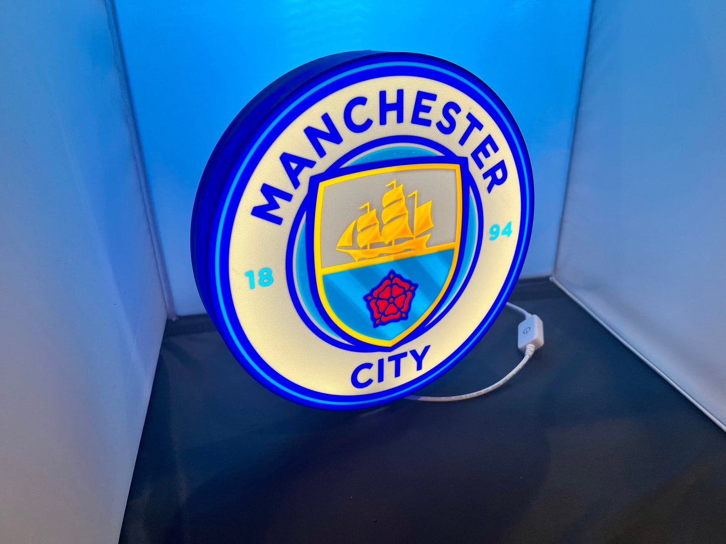 Manchester City FC - LED Lightbox Sign/Lamp