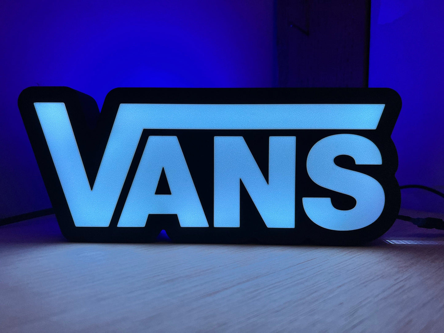 LED LightBox Lamp Sign - Vans Shoes - Unique Retro Home Decor