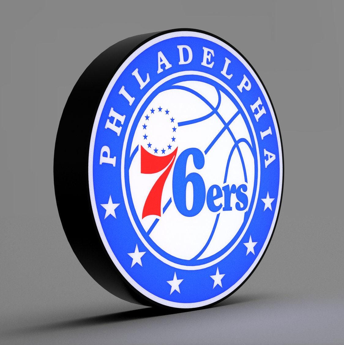 Philadelphia 76ers - NBA - LED Lightbox Sign/Lamp