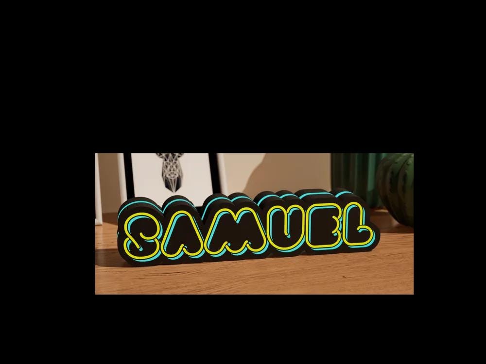 Custom Name Led Lightbox Sign - Mario - Disney - lego - Marvel - Starwars - Others