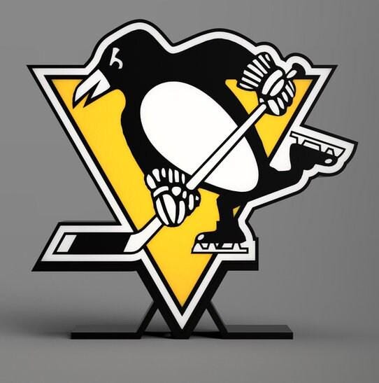 Pittsburgh Penguins LED Lightbox SignLamp - NHL Decor