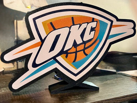 Oklahoma City Thunder - NBA - LED Lightbox Sign/Lamp