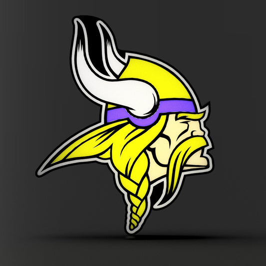 Minnesota Vikings LightBox - TM   - NFL Team Logo - Football Decor