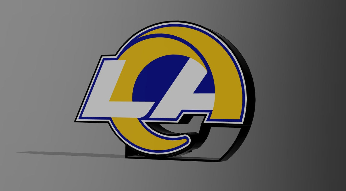 Los Angeles Rams LED Lightbox