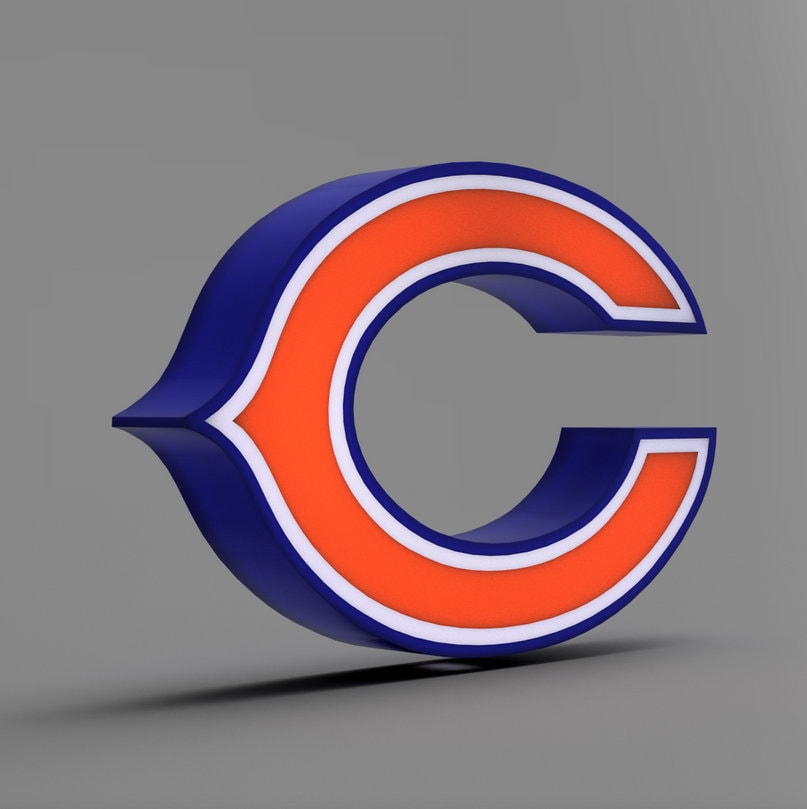 Chicago Bears LED Lightbox