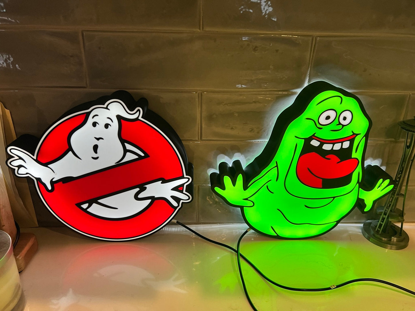 Ghostbusters Slimer LED Lightbox