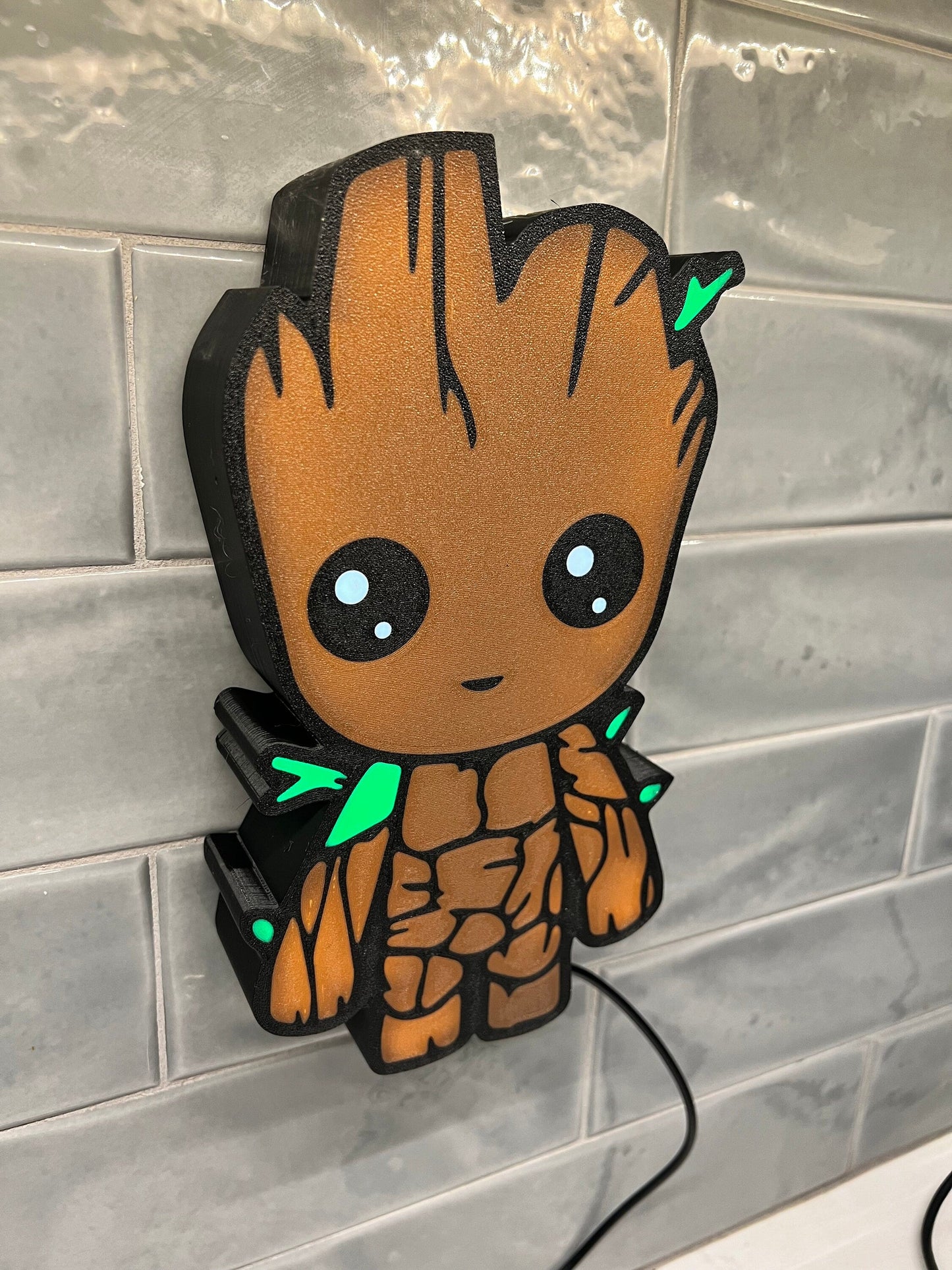 Groot Marvel LightBox LampSign - Decorative Collectible for Fans