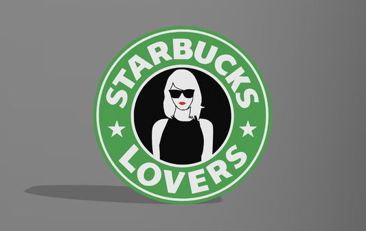 Taylor Swift Starbucks Lover LED Lightbox
