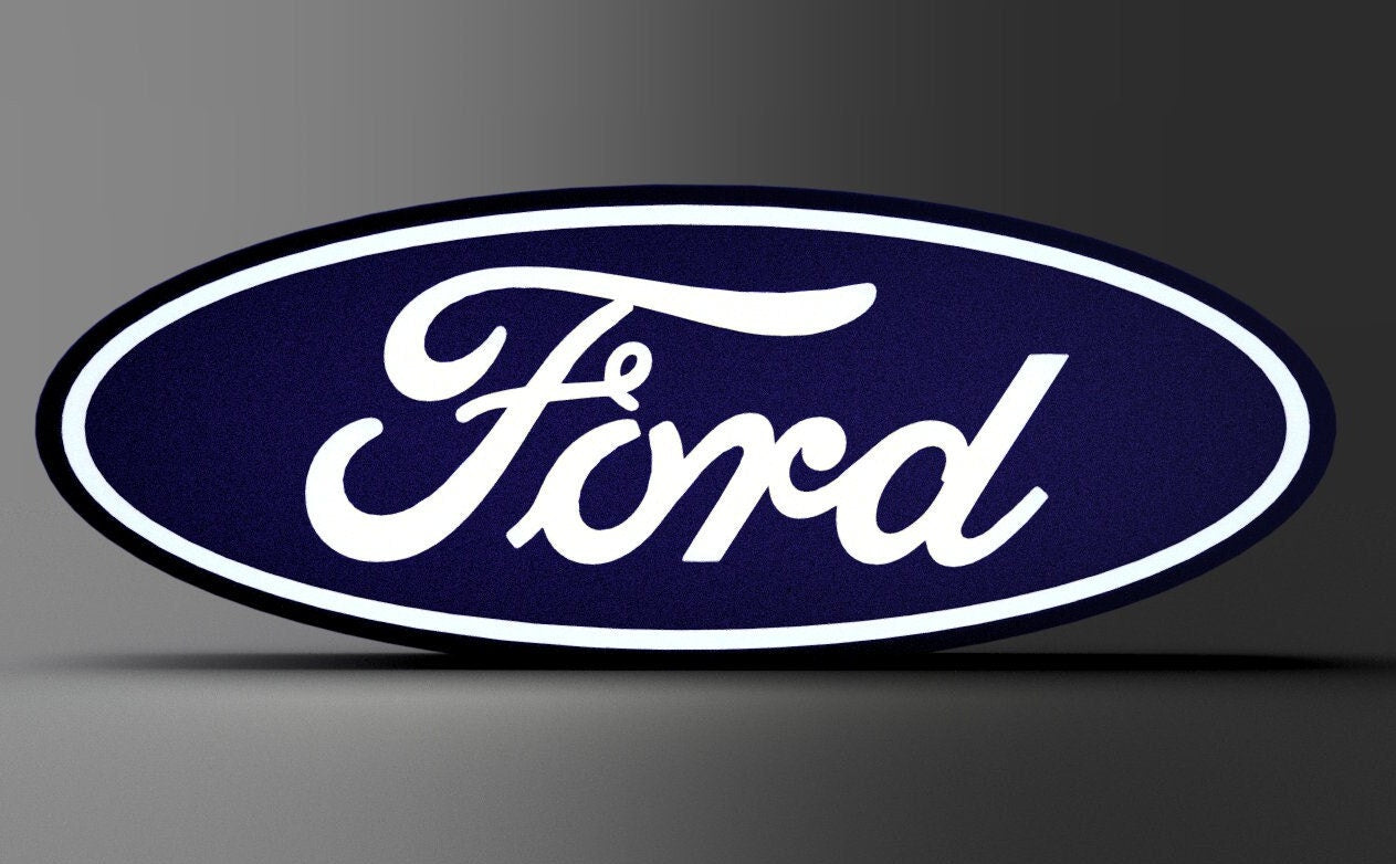 Ford Car/Truck Logo LED LightBox Sign / Lamp