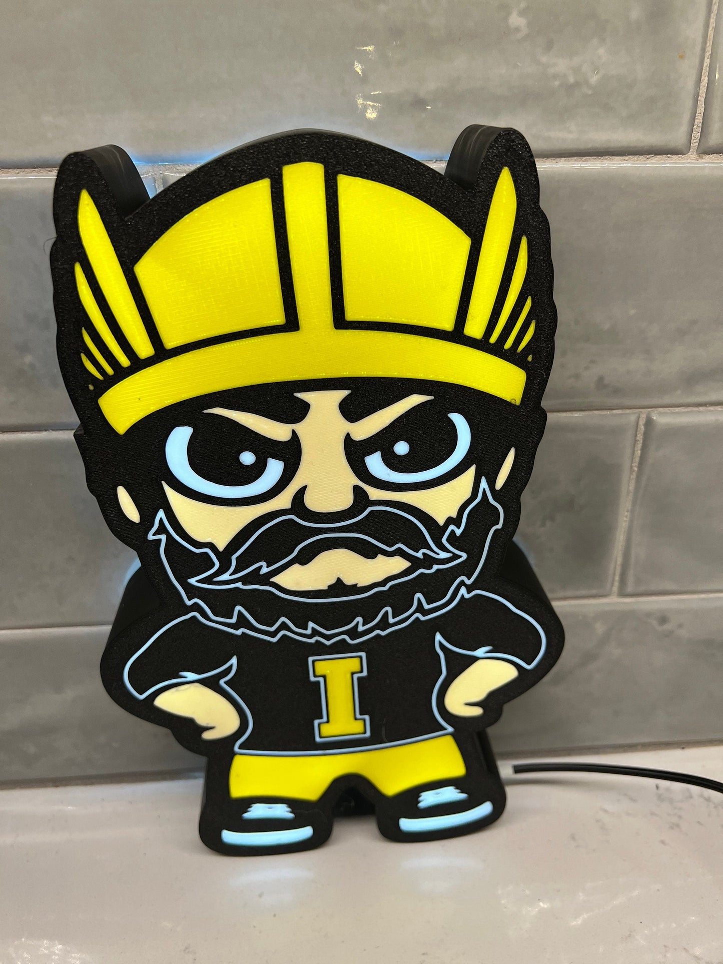 University of Idaho Joe Vandal  LED LightBox Sign / Lamp