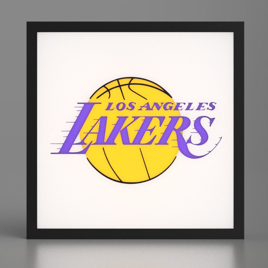 Los Angeles Lakers LED LightBox Sign / Lamp
