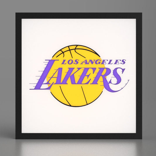 Los Angeles Lakers LED LightBox Sign / Lamp