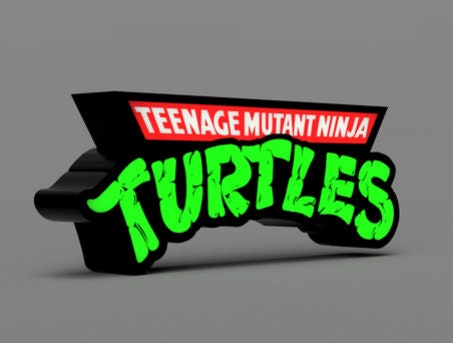 Teenage Mutant Ninja Turtles LED Lightbox Sign/Lamp