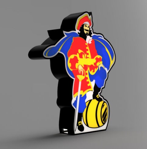 Captain Morgan - LED Lightbox Sign/Lamp