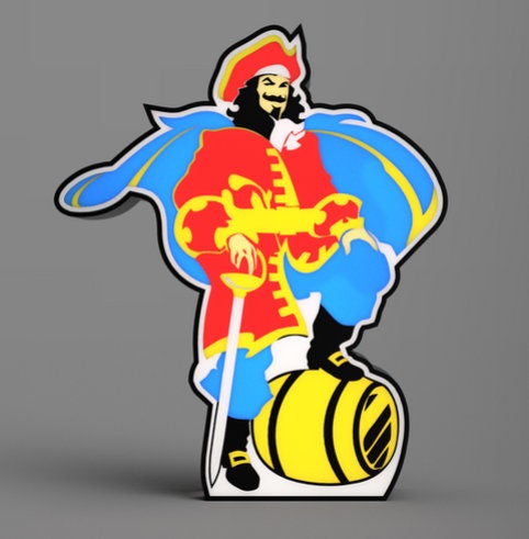 Captain Morgan - LED Lightbox Sign/Lamp