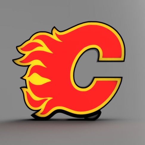 Calgary Flames - NHL - LED Lightbox Sign/Lamp