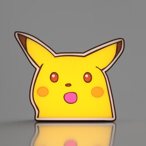 Pikachu Pokeman - LED Lightbox Sign/Lamp