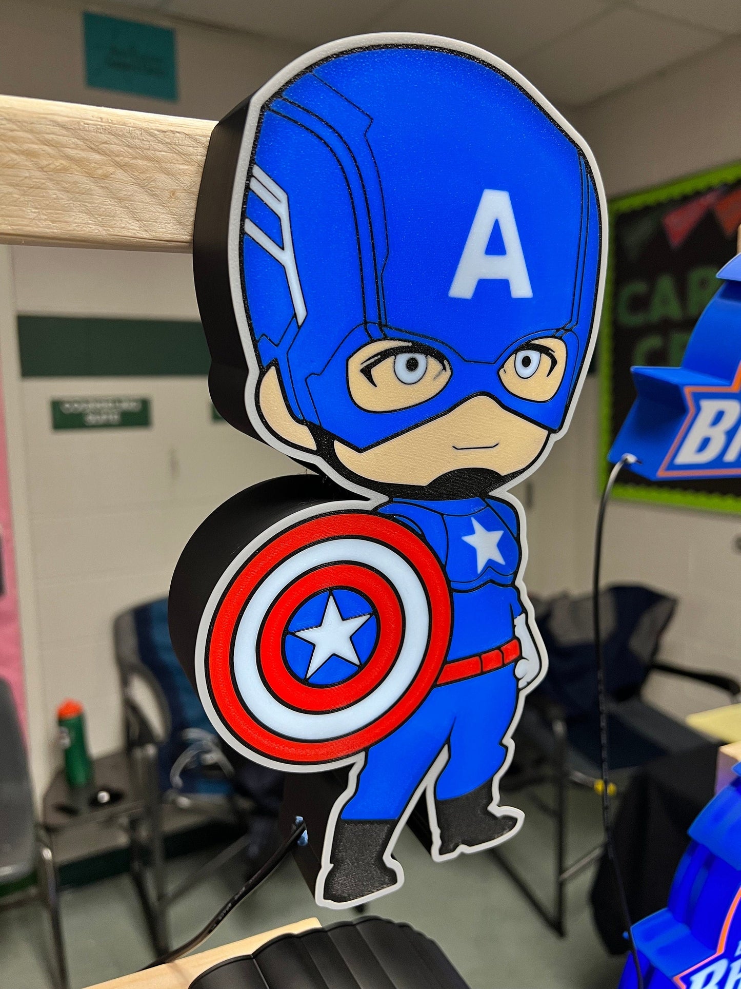 Captain America - Marvel -  LightBox Lamp / Sign