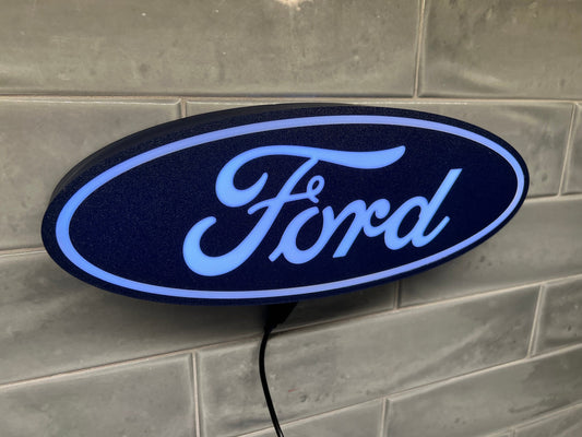 Ford Car/Truck Logo LED LightBox Sign / Lamp