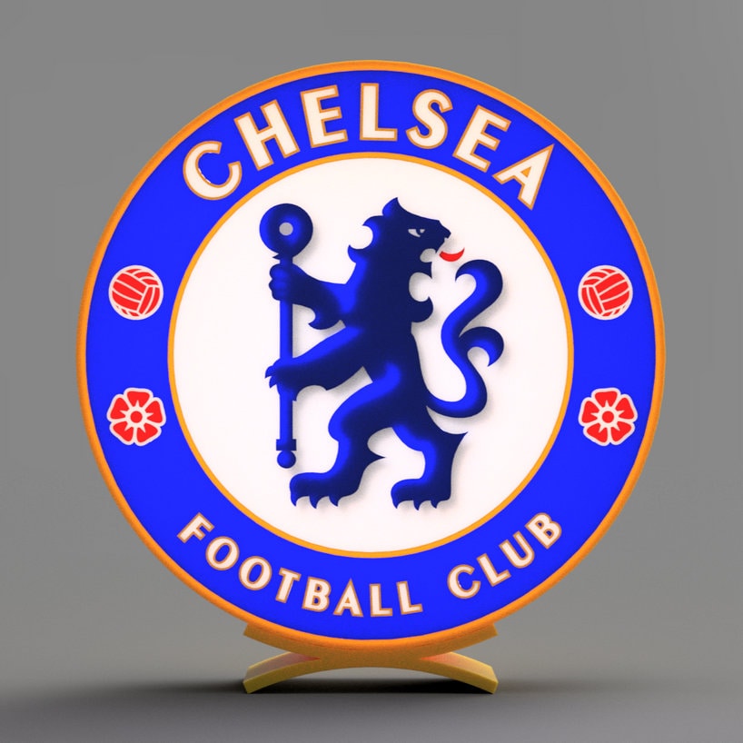 Chelsea FC LED Lightbox SignLamp - Licensed Football Club Decor