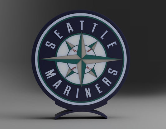 Seattle Mariners LED LightBox Sign / Lamp MLB
