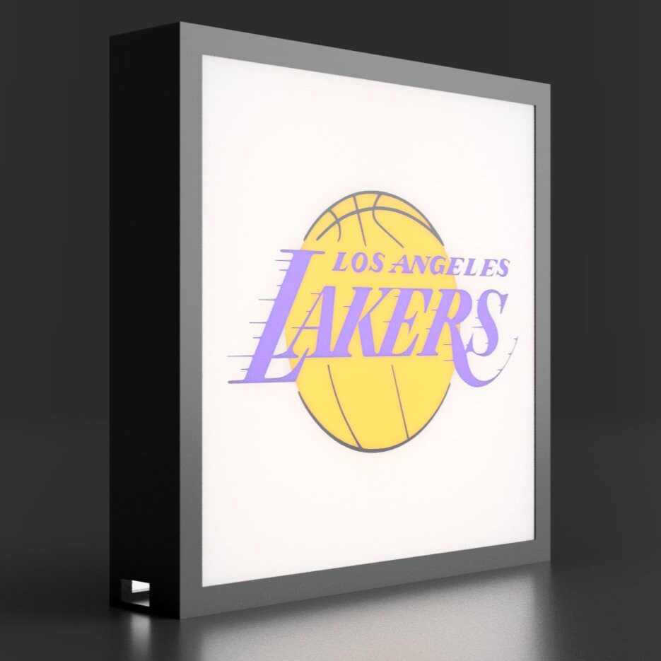Los Angeles Lakers LED LightBox Sign / Lamp